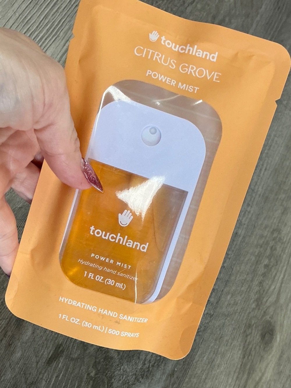 Touchland Citrus Grove Hydrating Hand Sanitizer - Orange